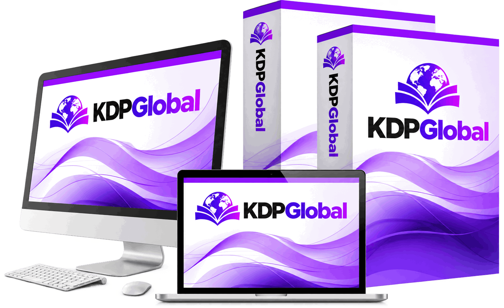 Original KDPGlobal purple product bundle artwork