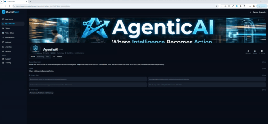 Spanish Finance Channel Demo