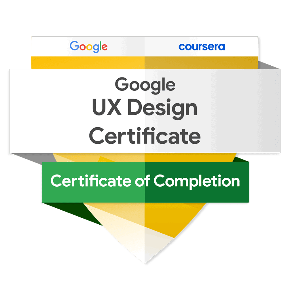 Google UX Design Professional Certificate badge
