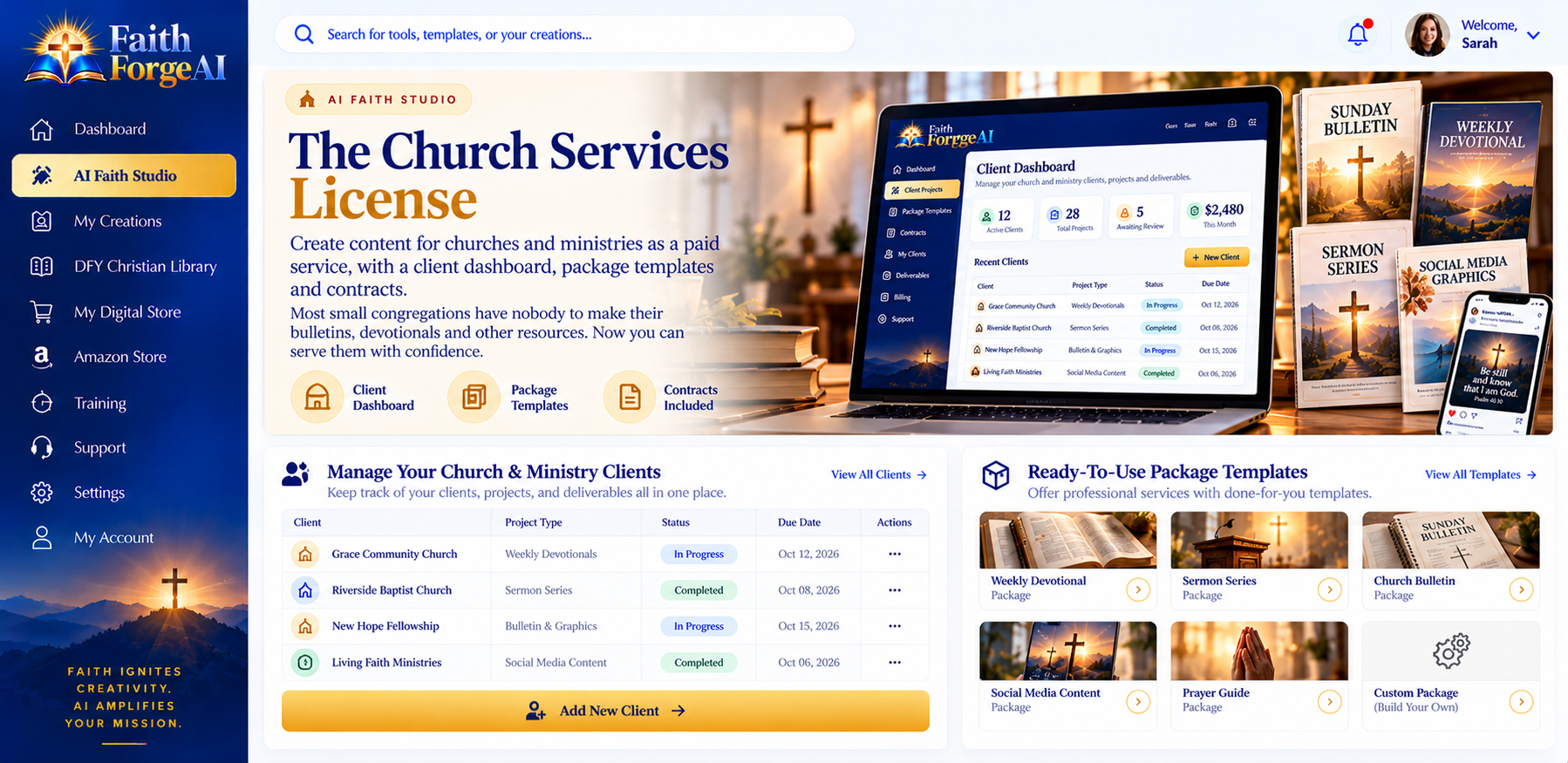 The Church Services License