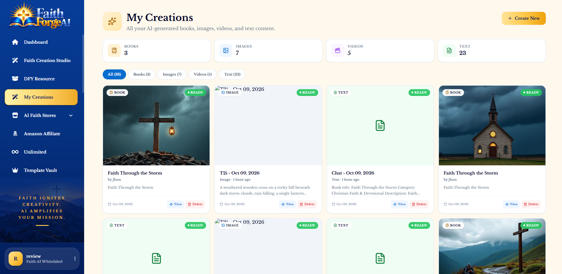 The FaithForge Project Library