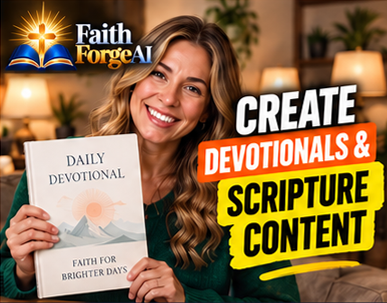 Create devotionals and scripture content