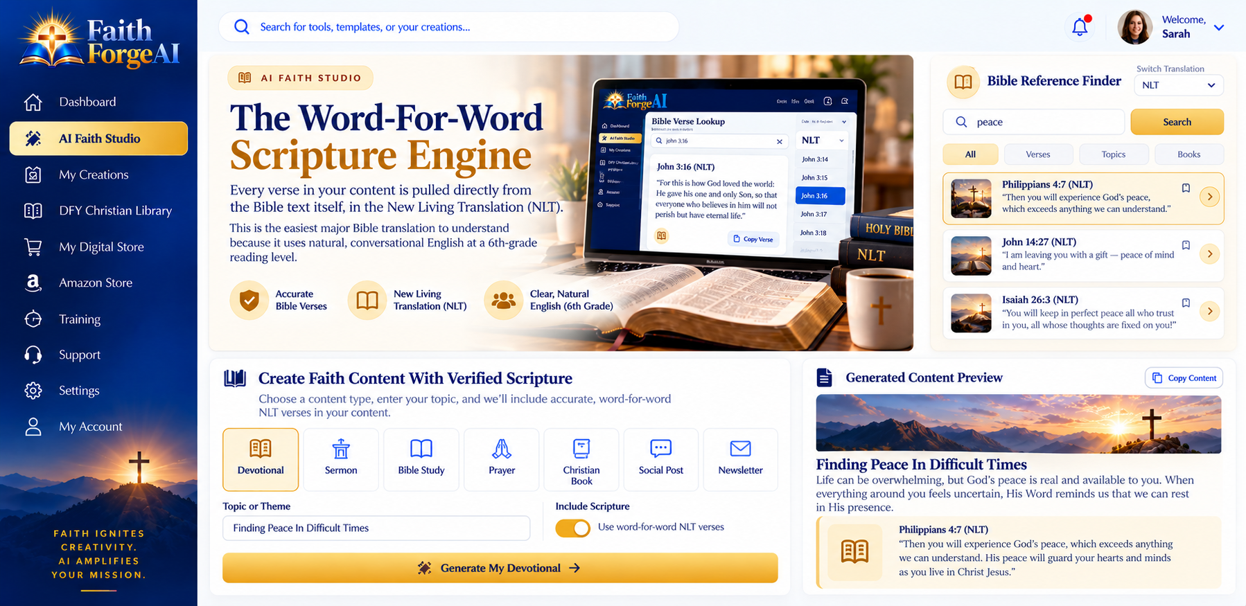 The Word-For-Word Scripture Engine