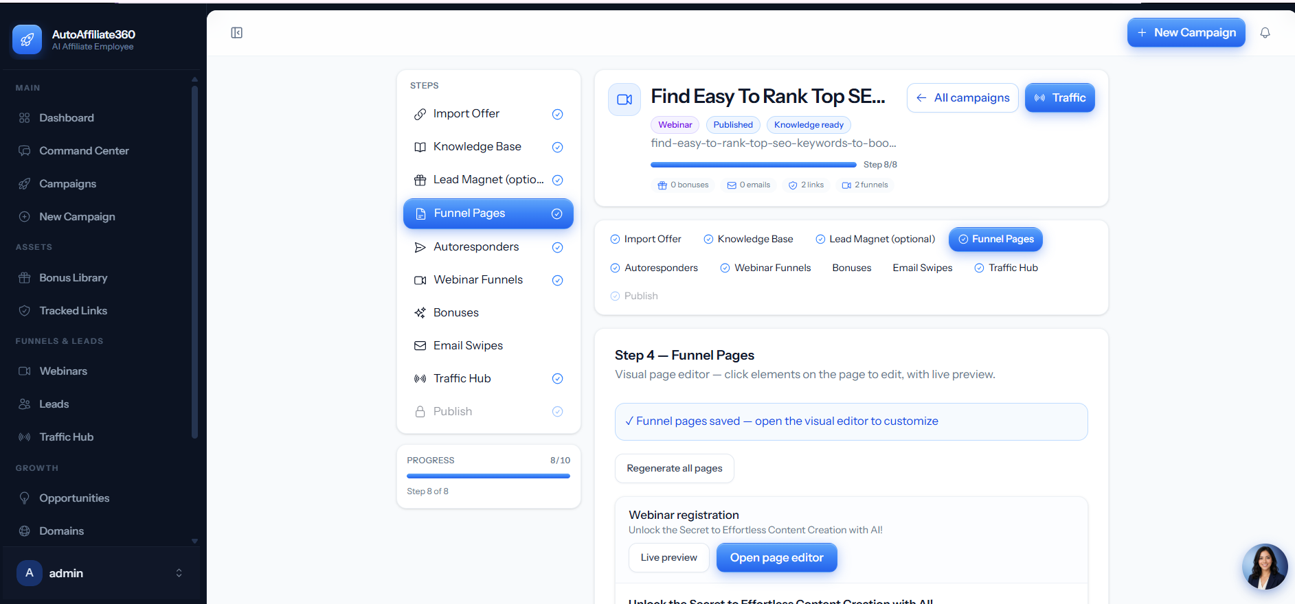 Step 2 - Let Your AI Employee Build The Campaign