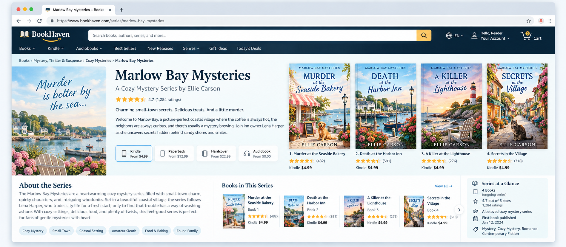 Amazon Series Page