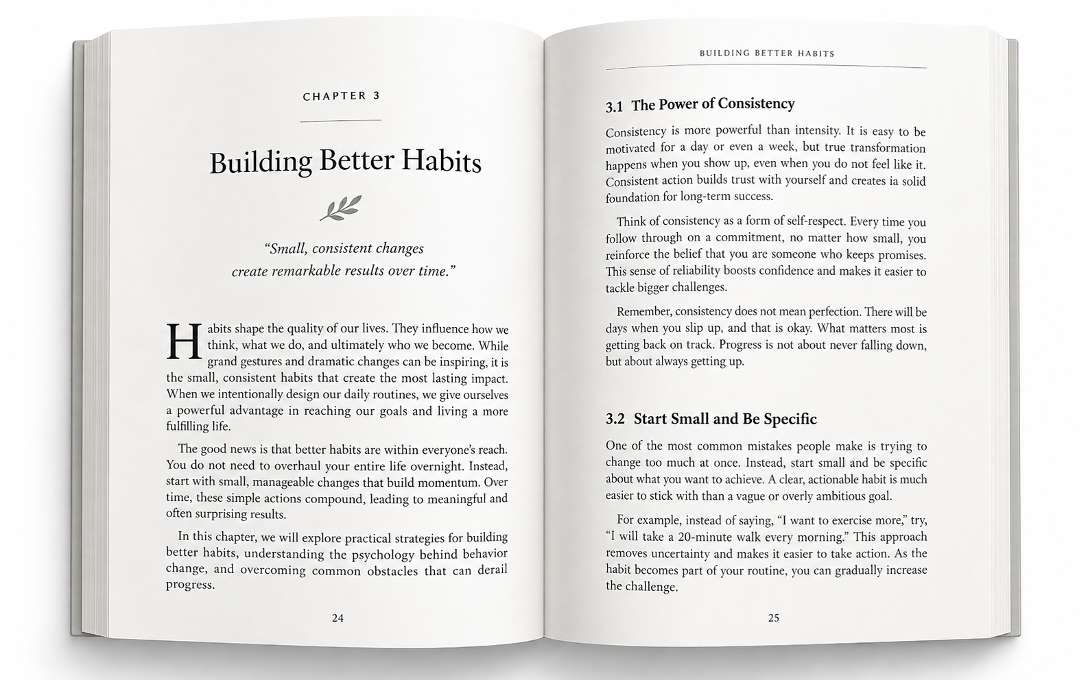 Formatted Pages