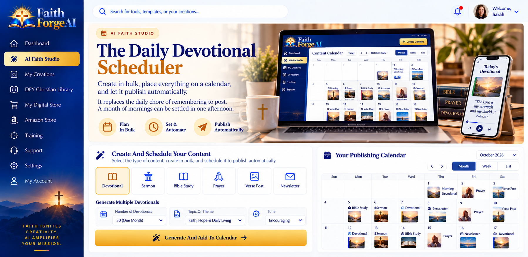The Daily Devotional Scheduler