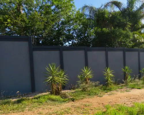 Before Classy Crete wall transformation