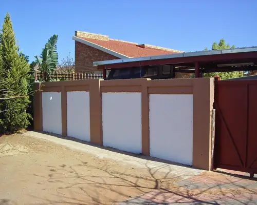 Before Classy Crete wall transformation