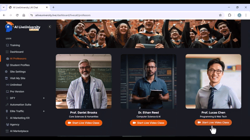 AI LiveUniversity Builder Review