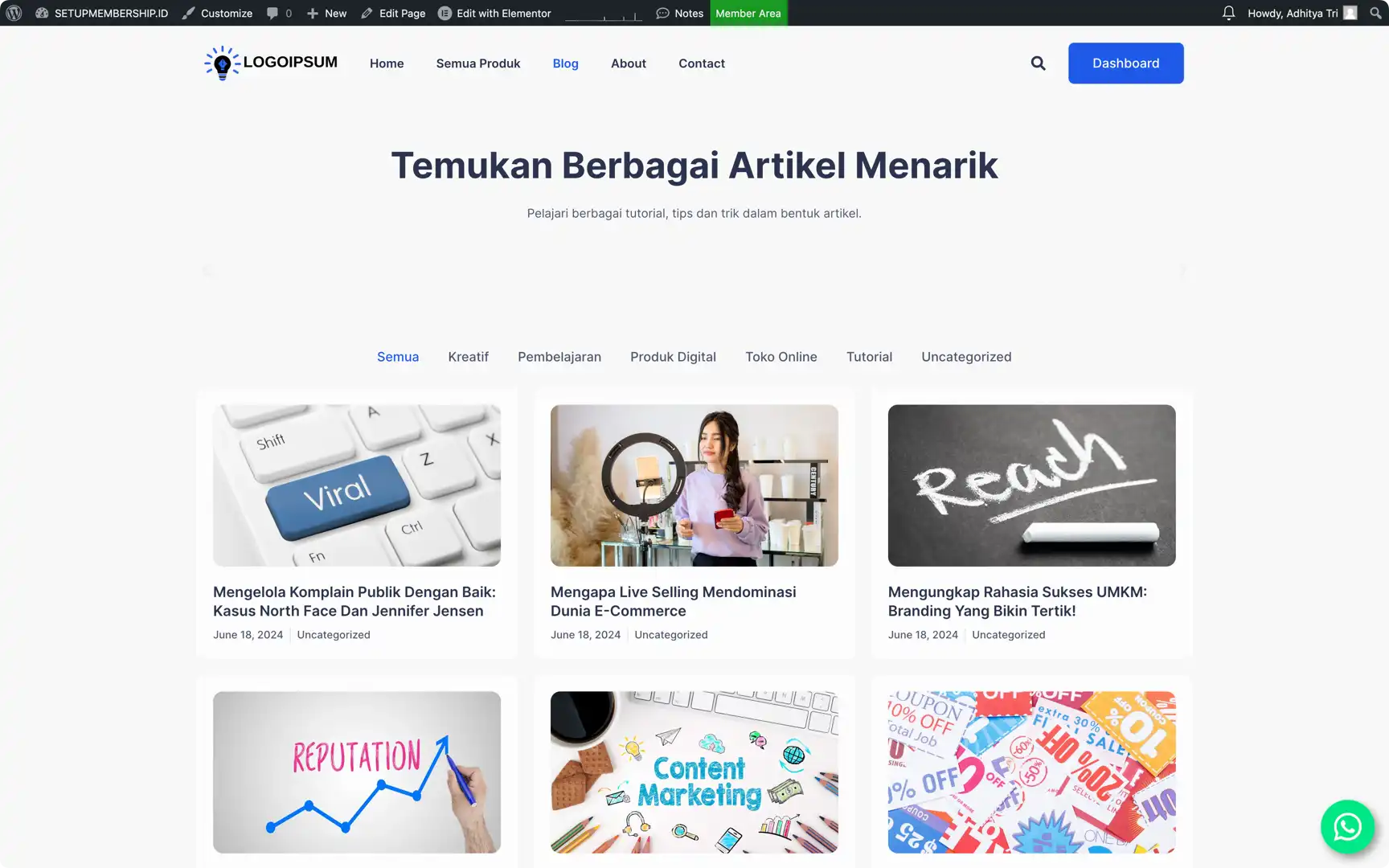 23. FREE REQUEST ARTIKEL BLOG TIAP BULAN