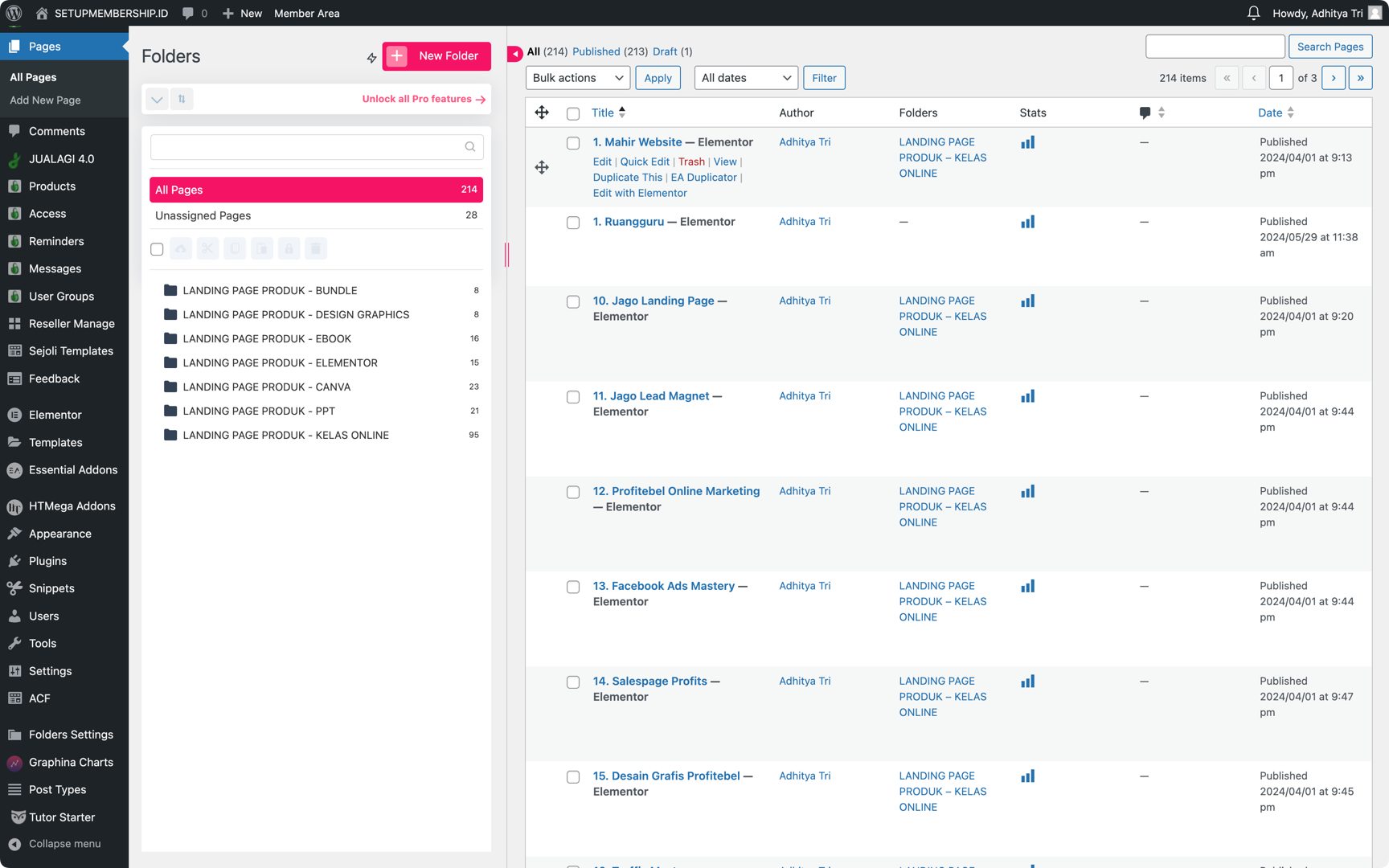 16. LANDING PAGE SETIAP PRODUK