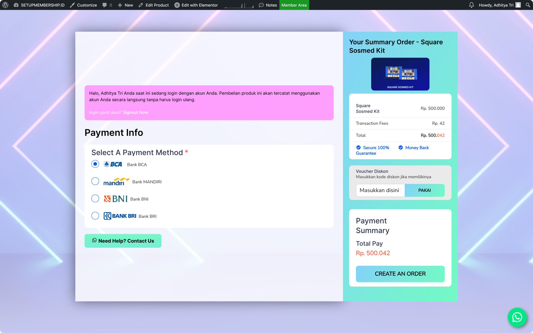 20. CUSTOM PLUGIN CHECKOUT DESIGN