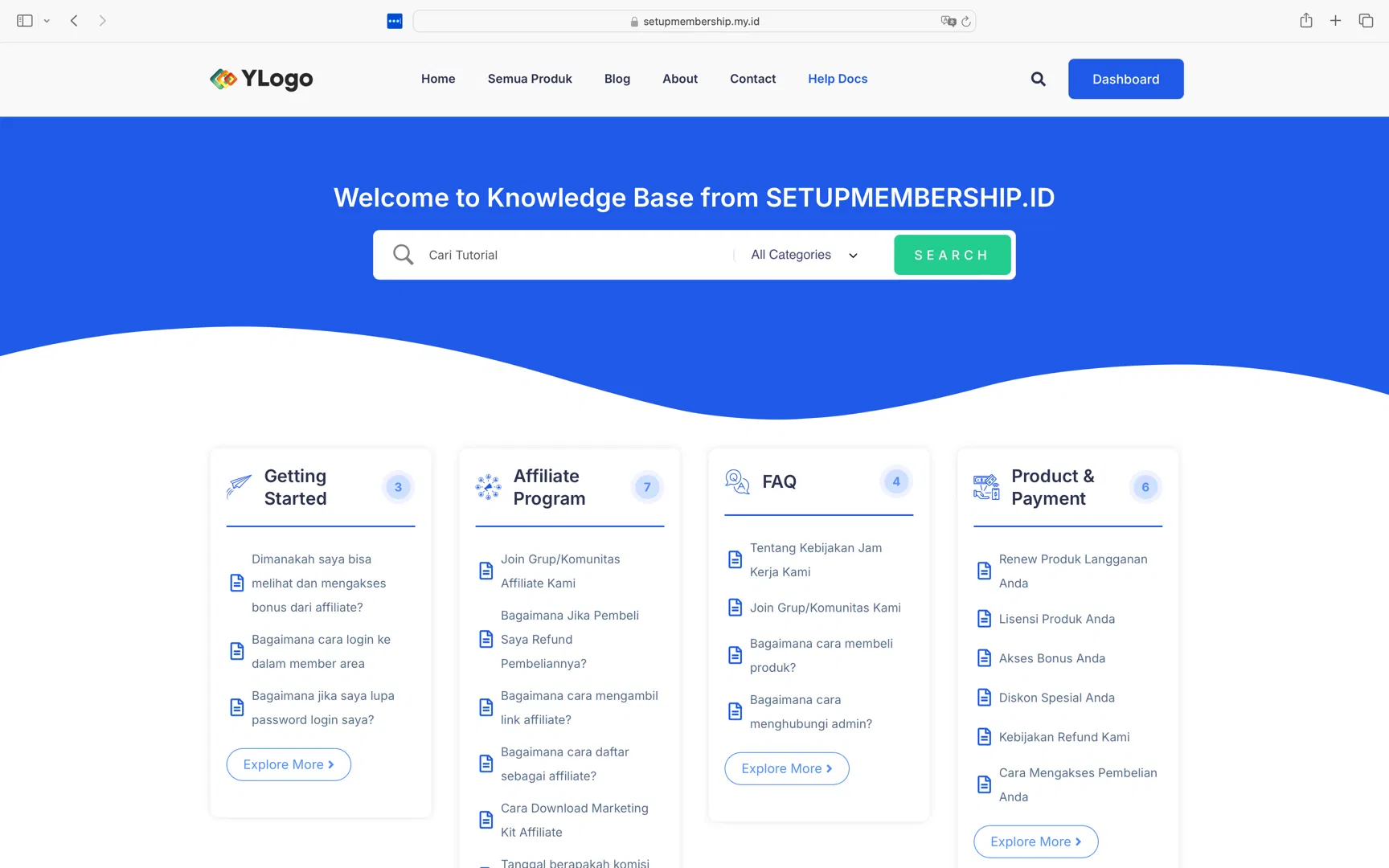 38. KNOWLEDGE BASE & DOCUMMENTATION SITE