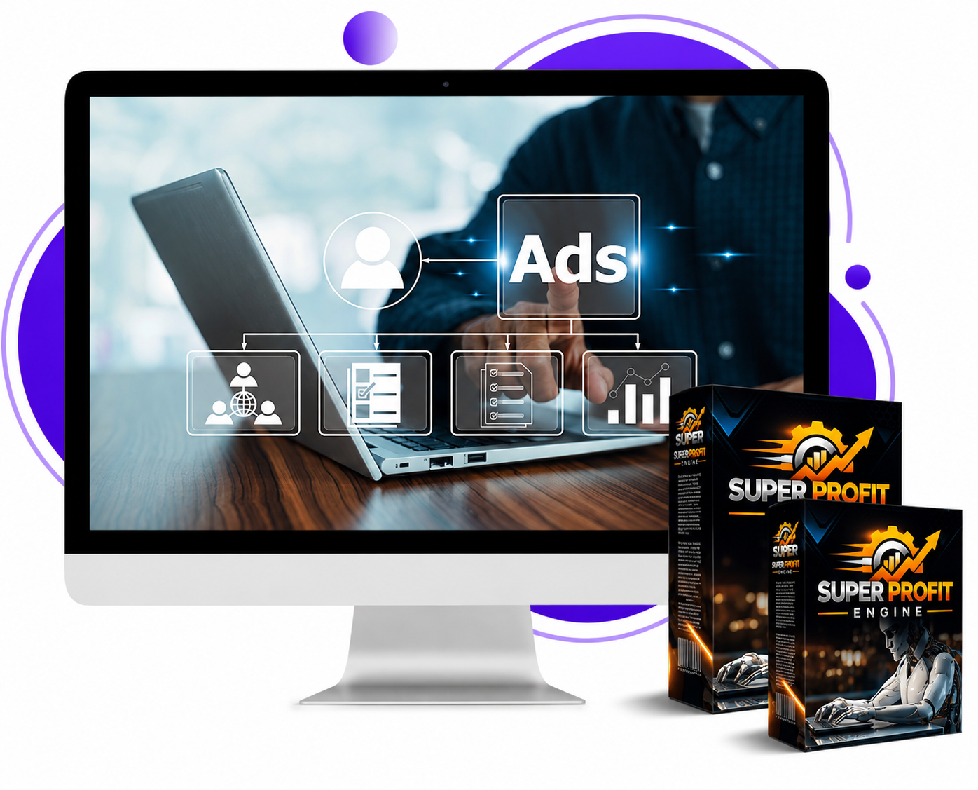 Super Profit Engine ads showcase