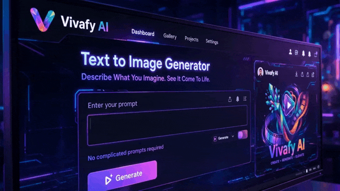 Vivafy AI Text to Image Generator