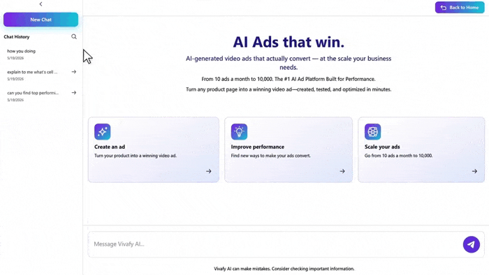 Agentic AI ads preview