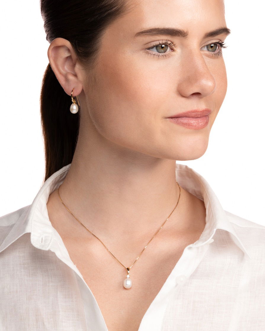 On-model photography. Jewellery