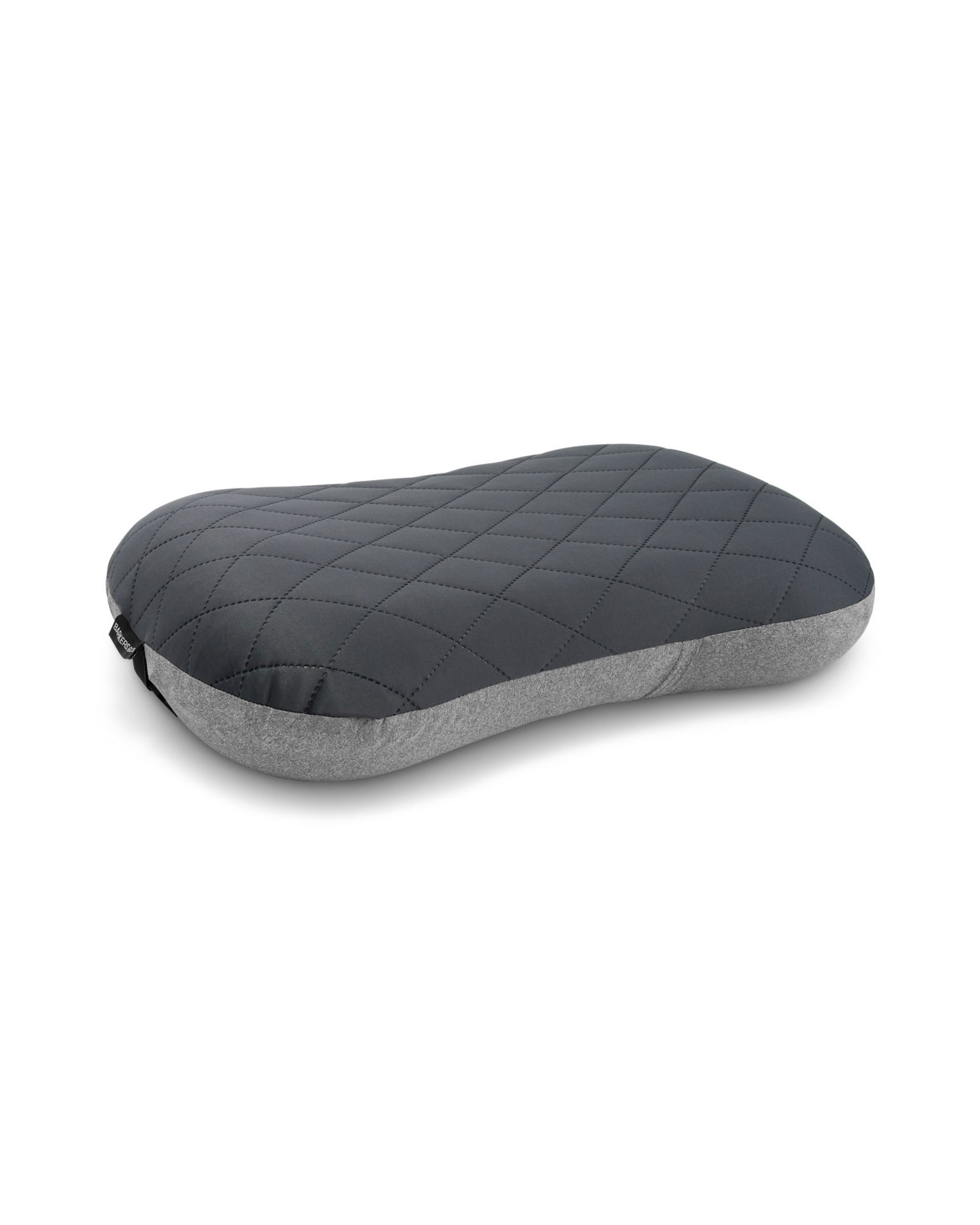 Camping pillow photographed from an angle in a Brisbane studio, highlighting design and texture