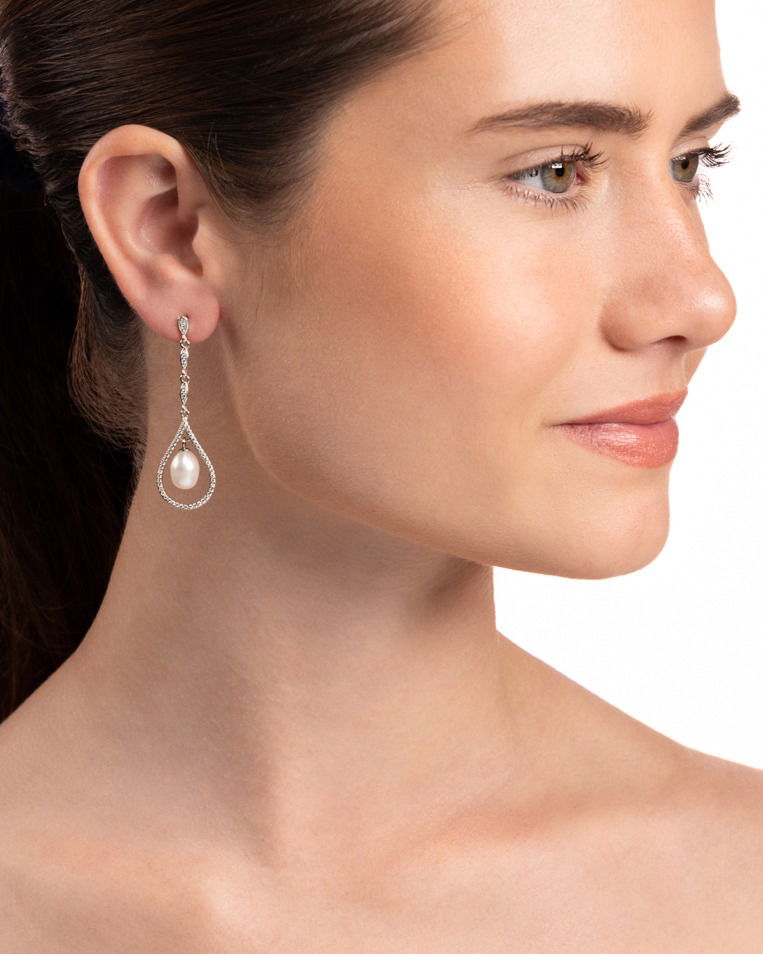 On-model photography. Jewellery