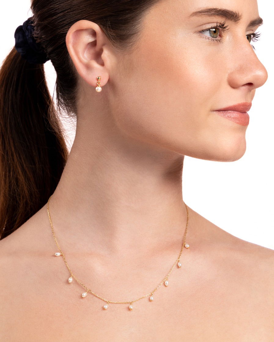 On-model photography. Jewellery