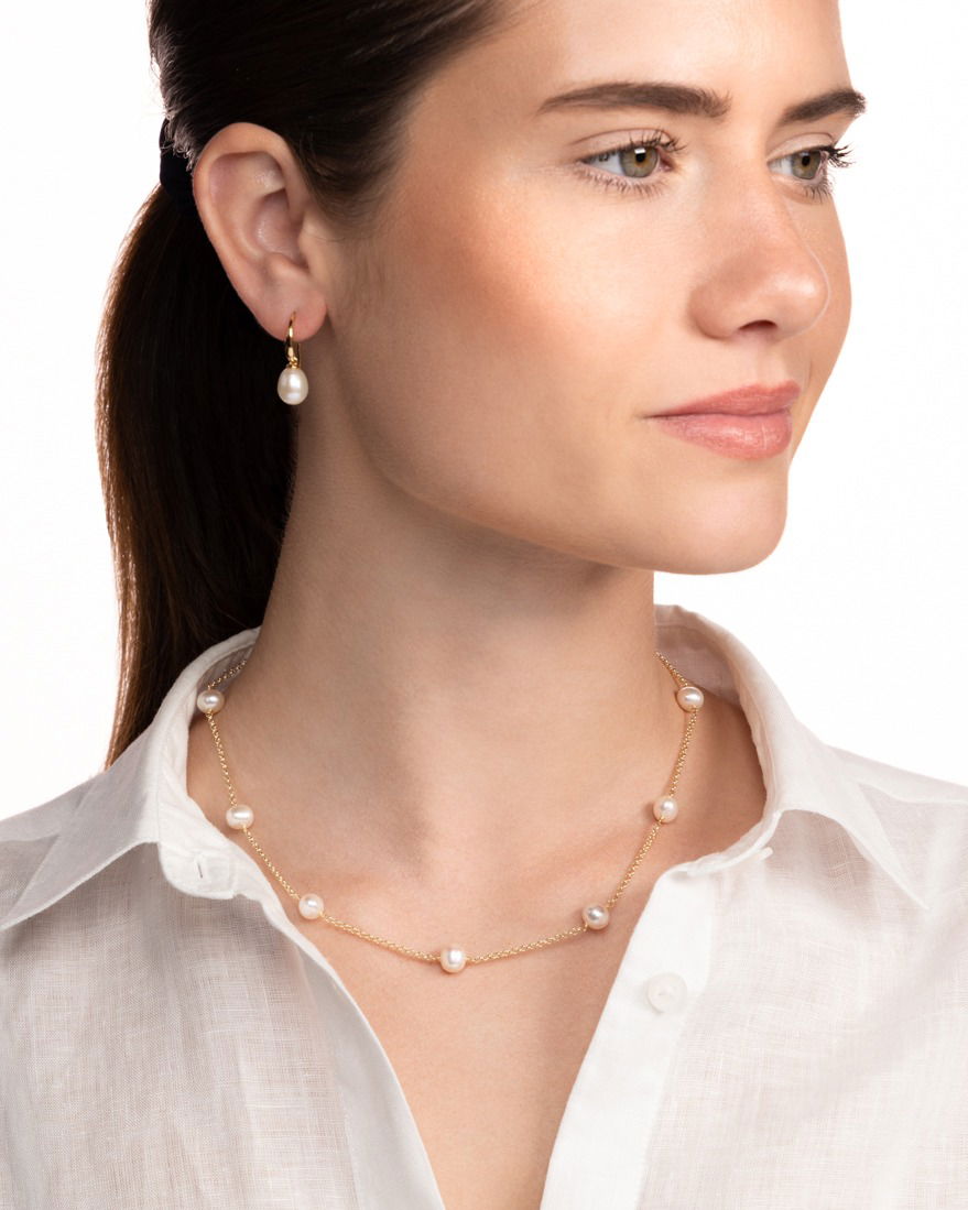 On-model photography. Jewellery