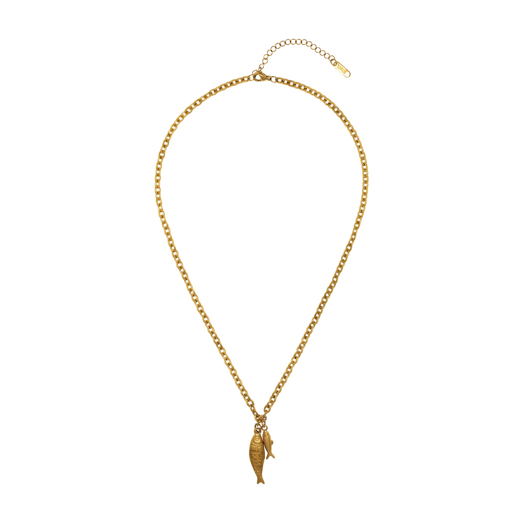 Necklace photographed on a white background in a Brisbane studio, highlighting design, material, and details for e-commerce use