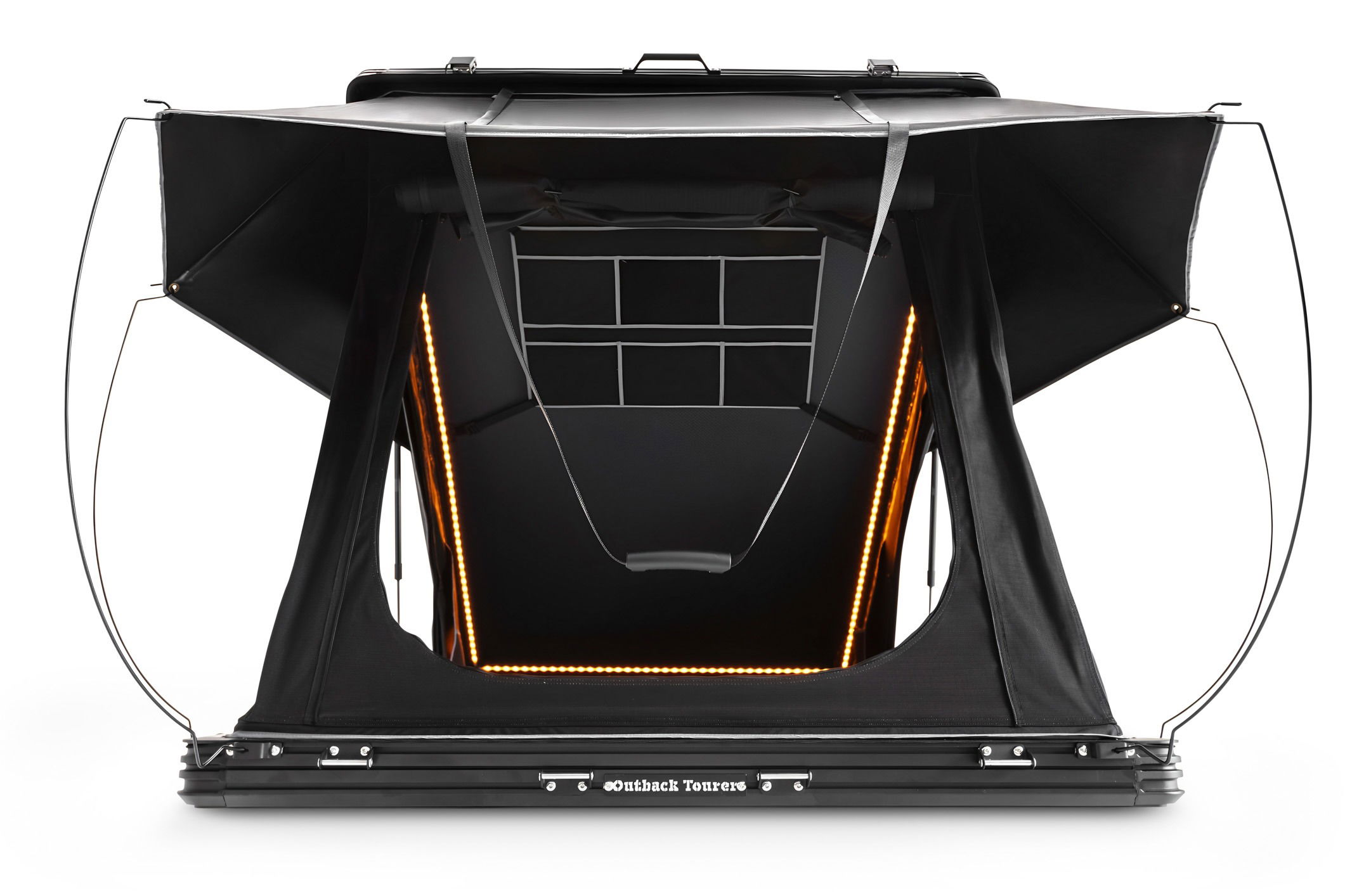 Front view studio product photo of a camping tent photographed in Brisbane by VERAS Studio