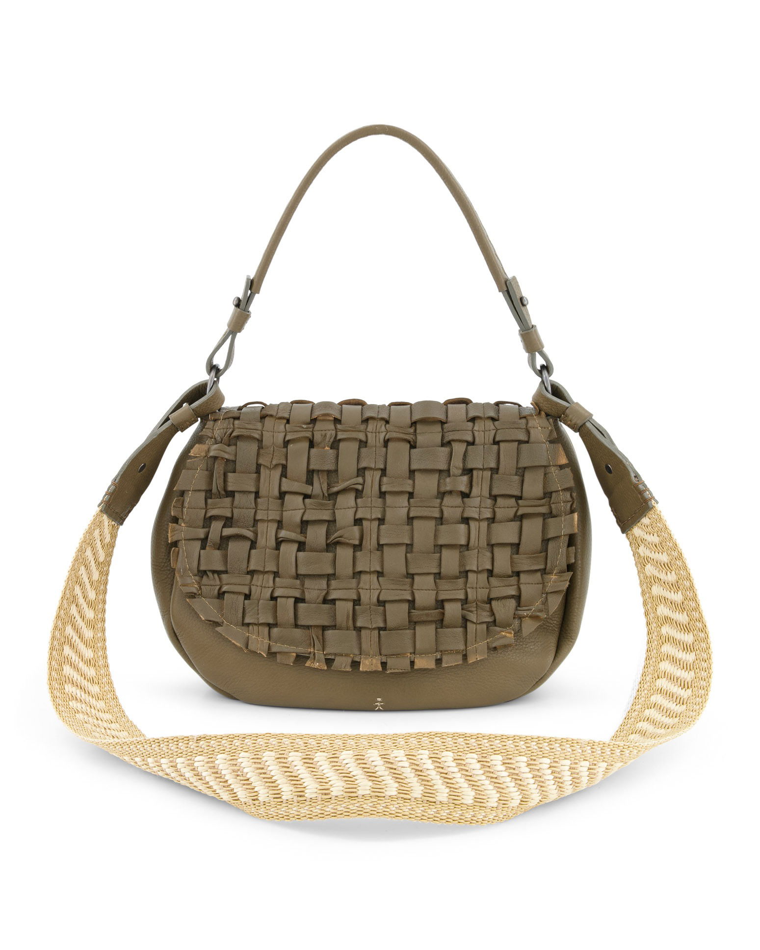 Bag strap photographed to show design and material with professional styling