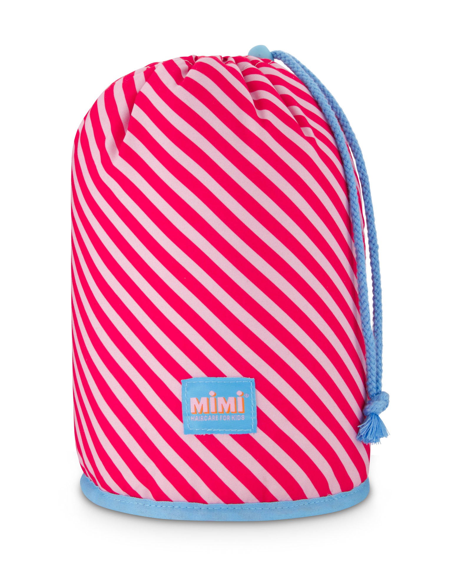 Kids hair care kit in closed bag, photographed in Brisbane, including hair wash, styling gel, and spray