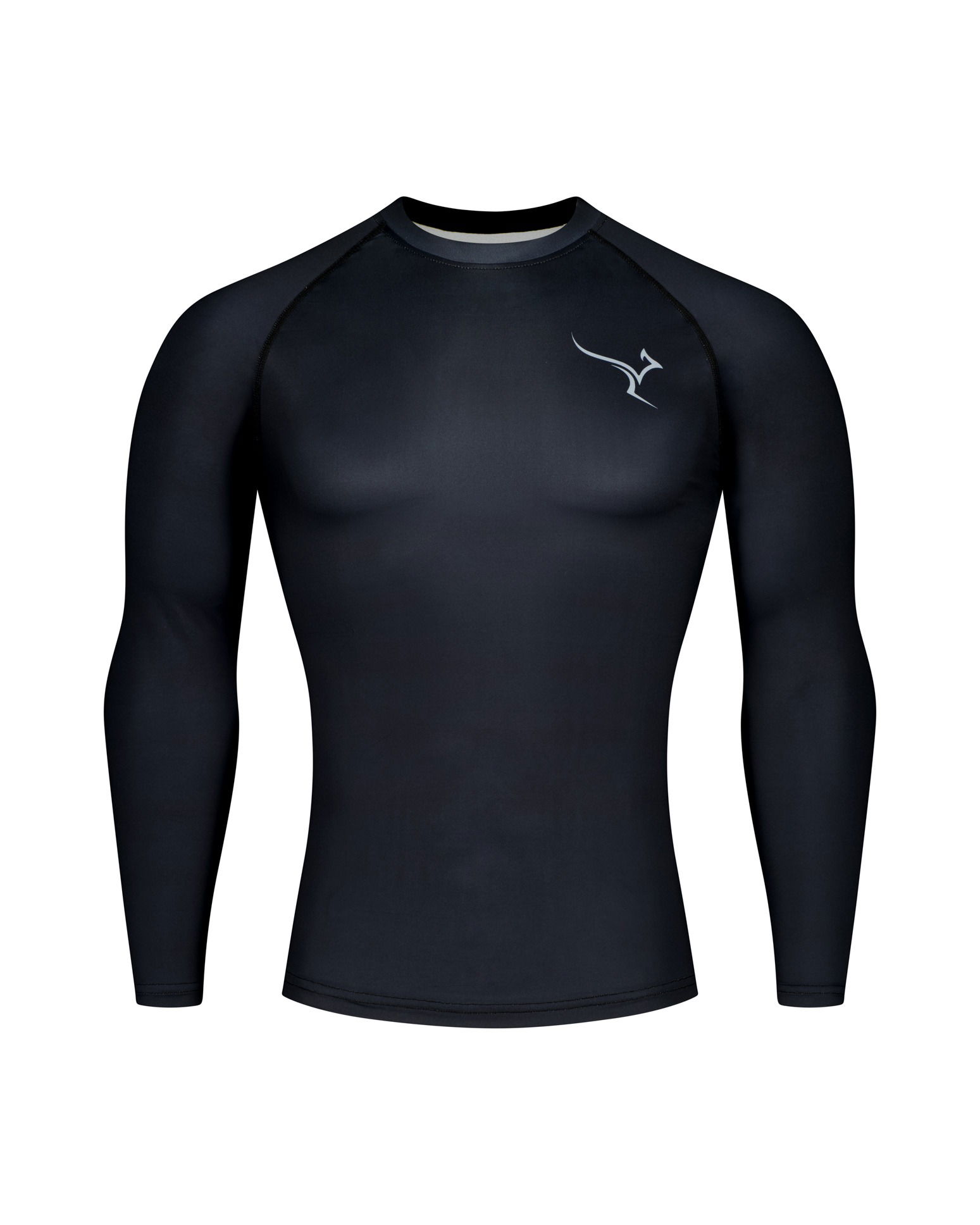 Ghost mannequin sports compression wear product photography – front view