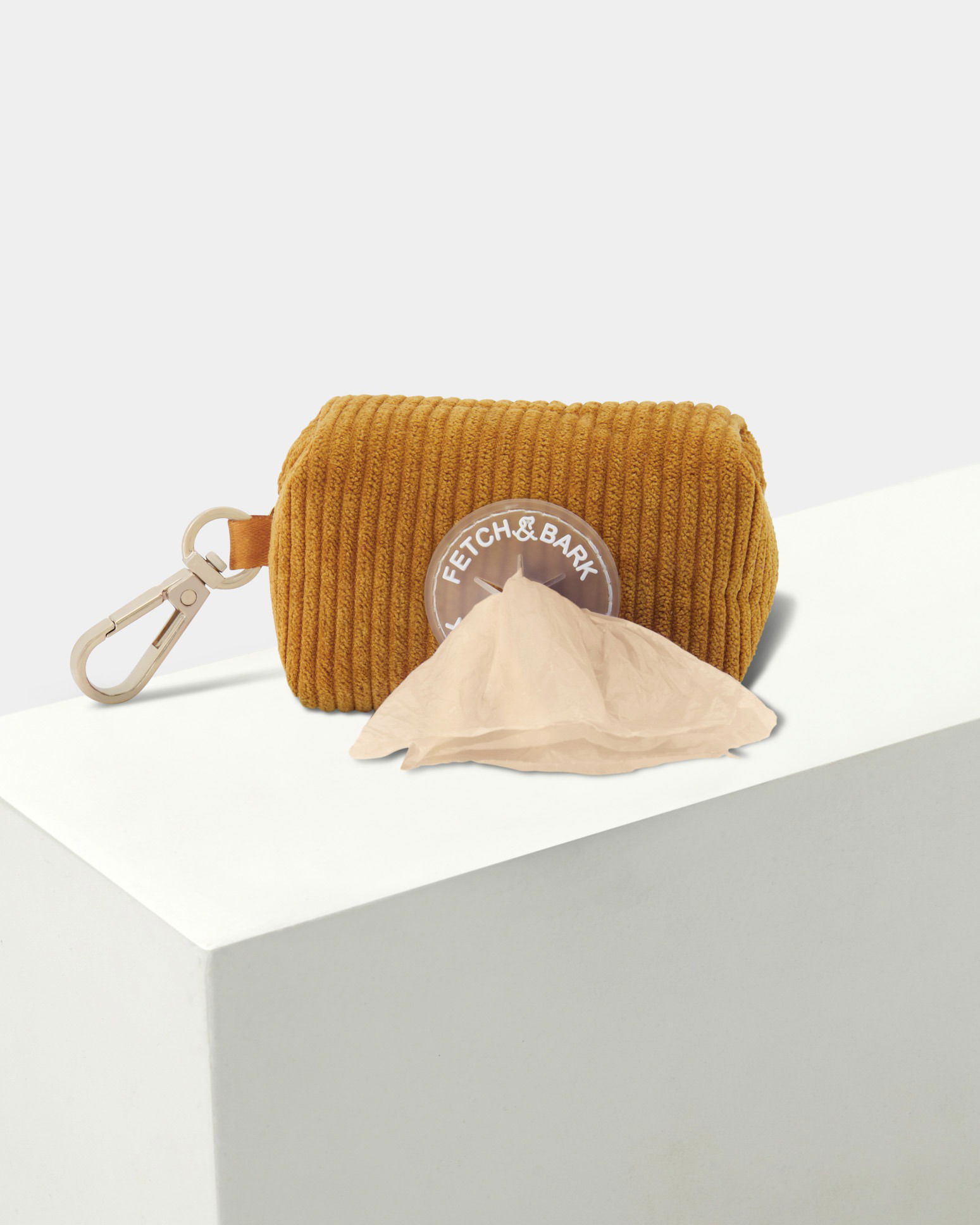 Dog accessory bag photographed in a Brisbane studio, highlighting design, materials, and practical storage features