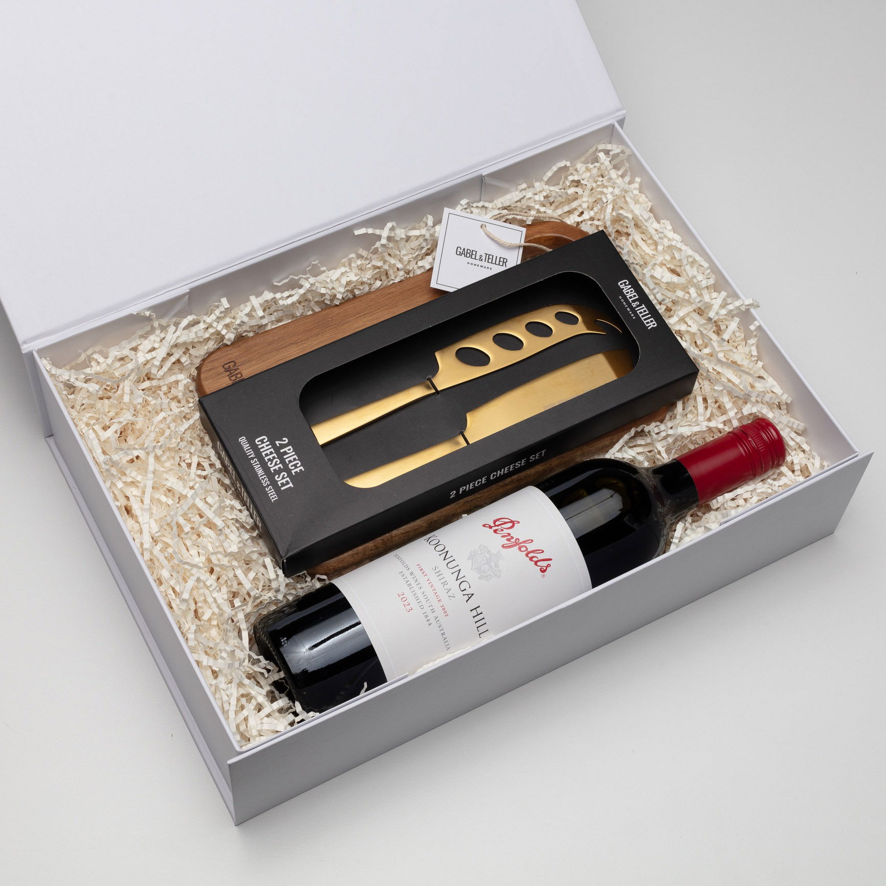Gift set photography with refined product styling and spacing