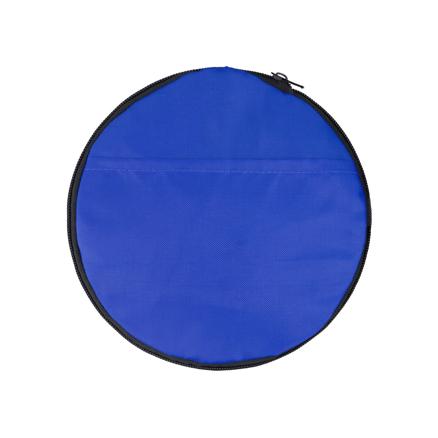 Bag photographed folded with professional styling to show compact form and design