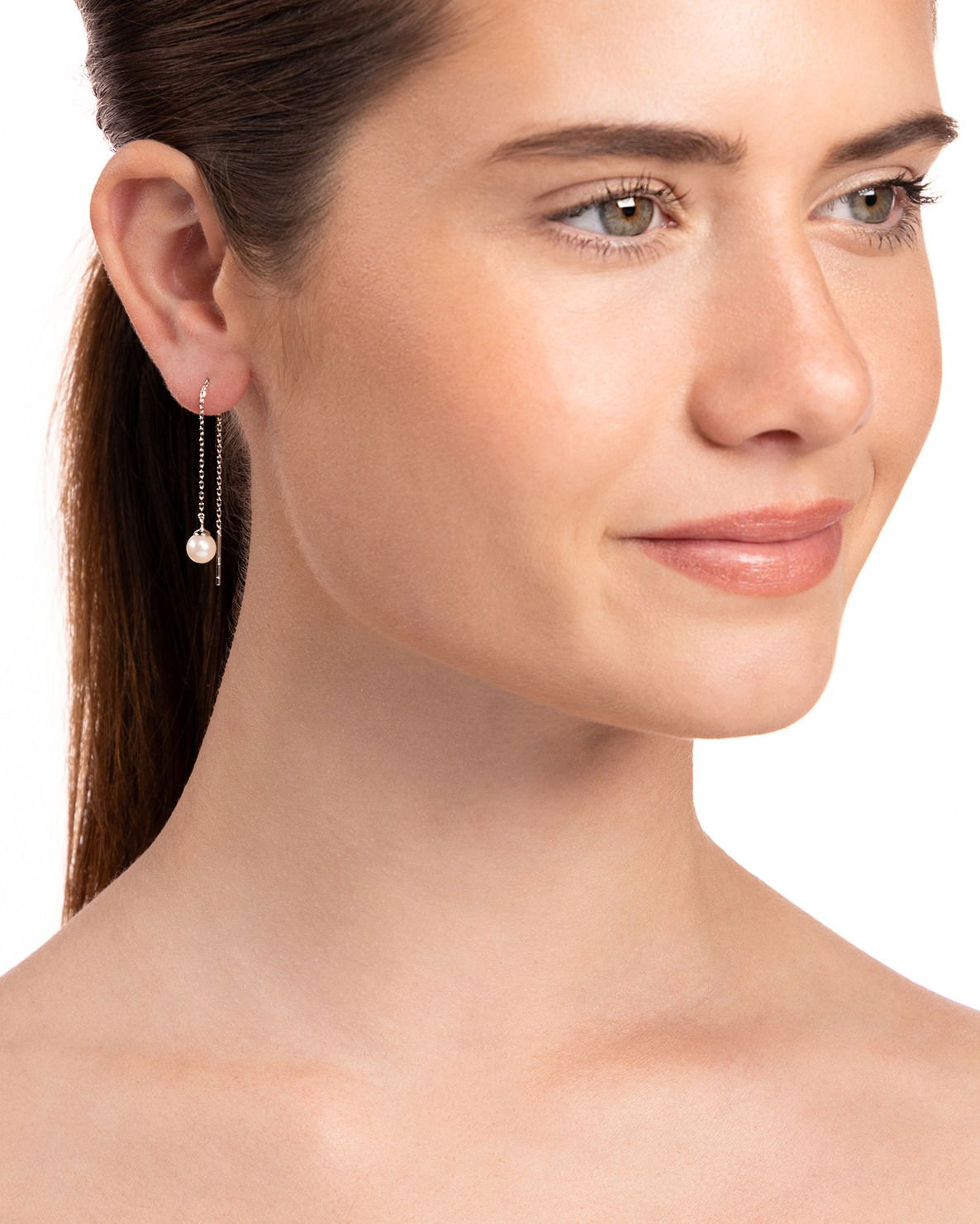 On-model photography. Jewellery