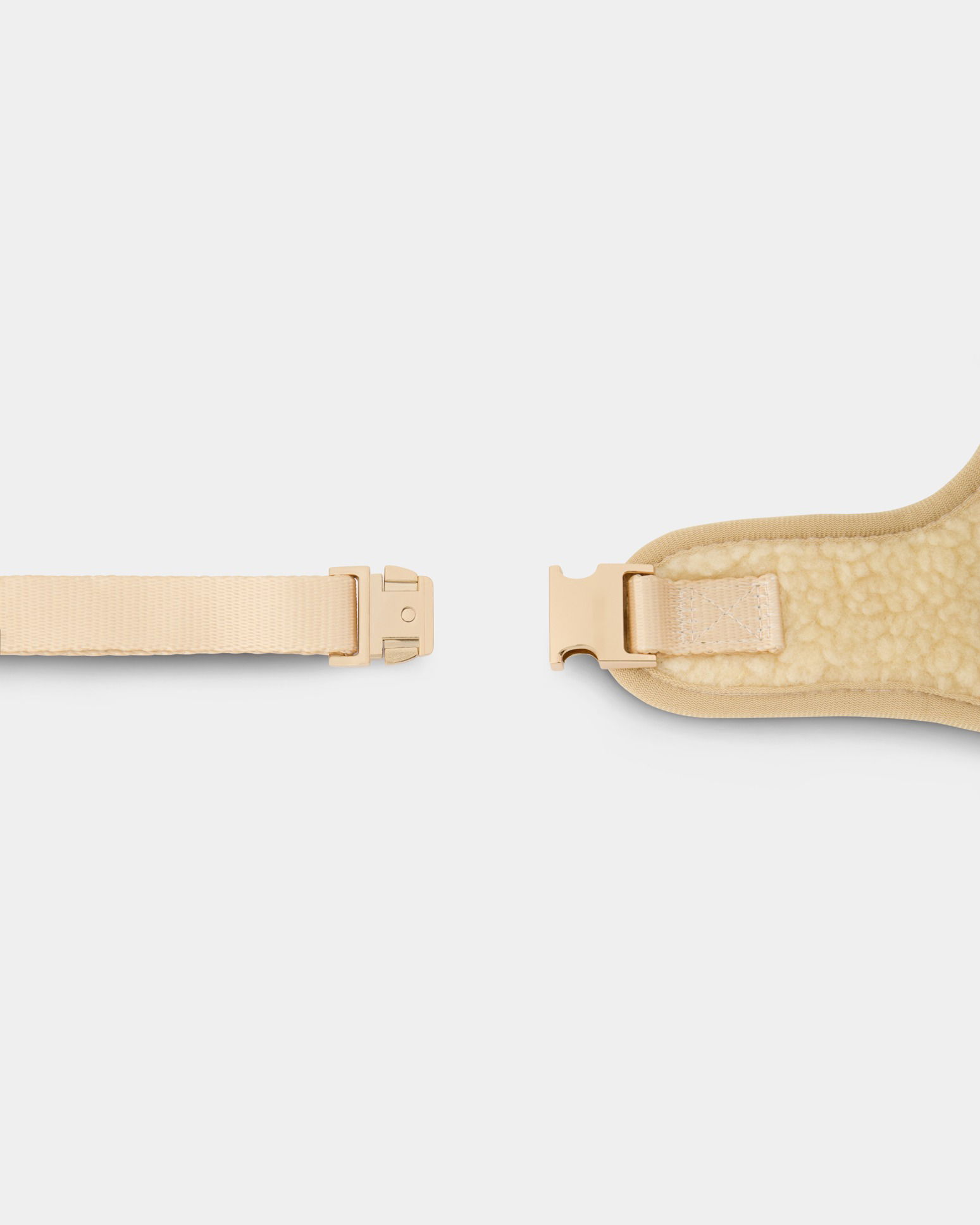 Close-up of a single dog harness photographed in a Brisbane studio, highlighting design, materials, and quality of this pet accessory