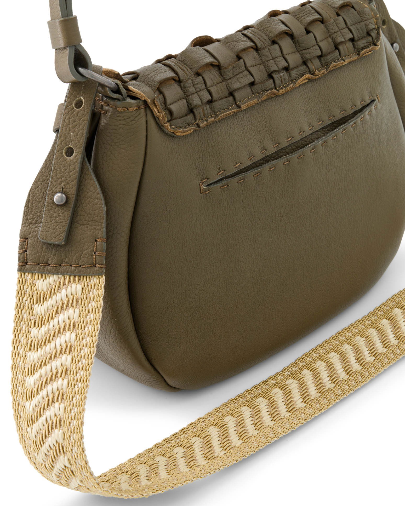 Bag texture captured with precise lighting and professional styling