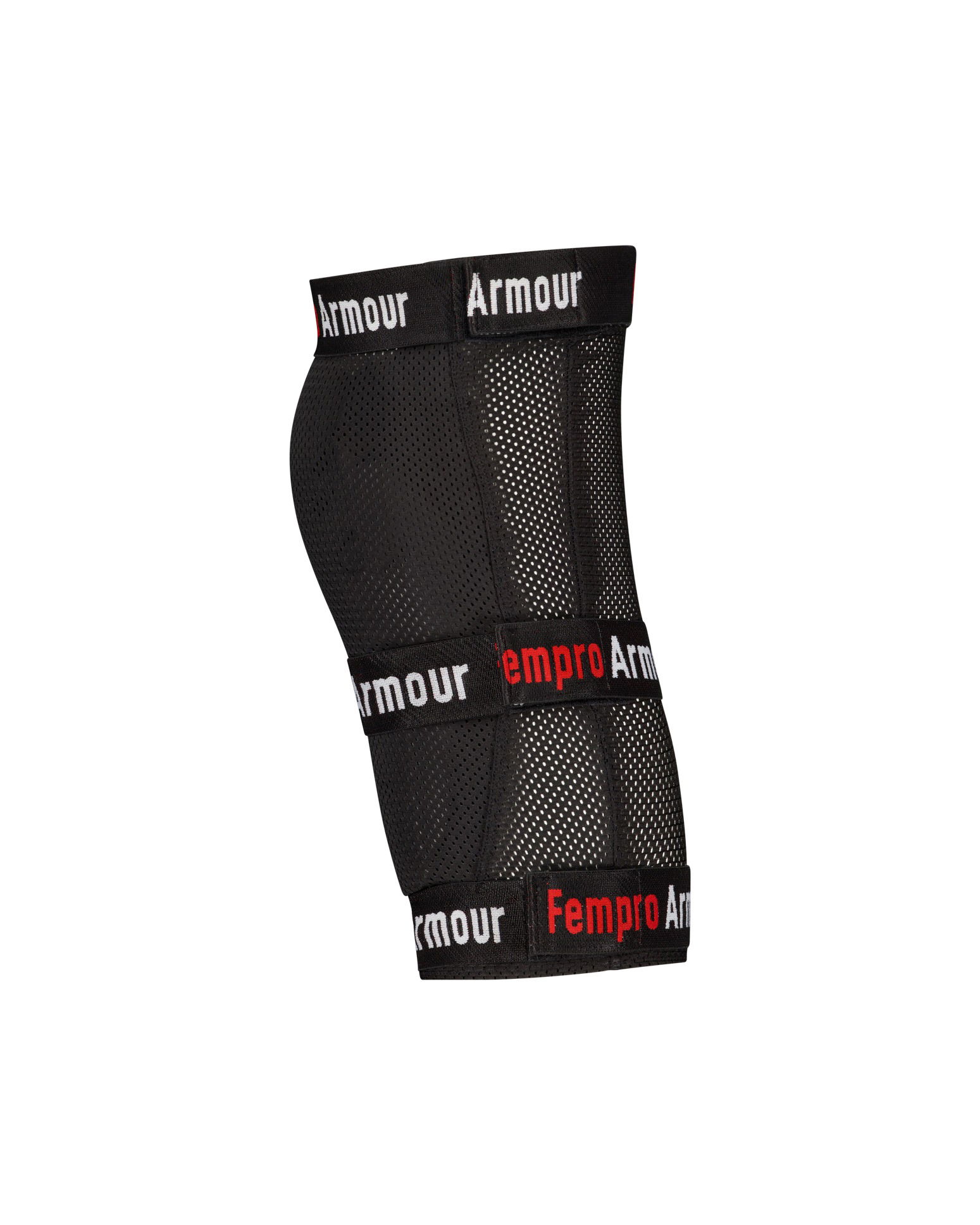 nee protective sports armour photographed in a Brisbane studio, highlighting fit, straps, and protective design