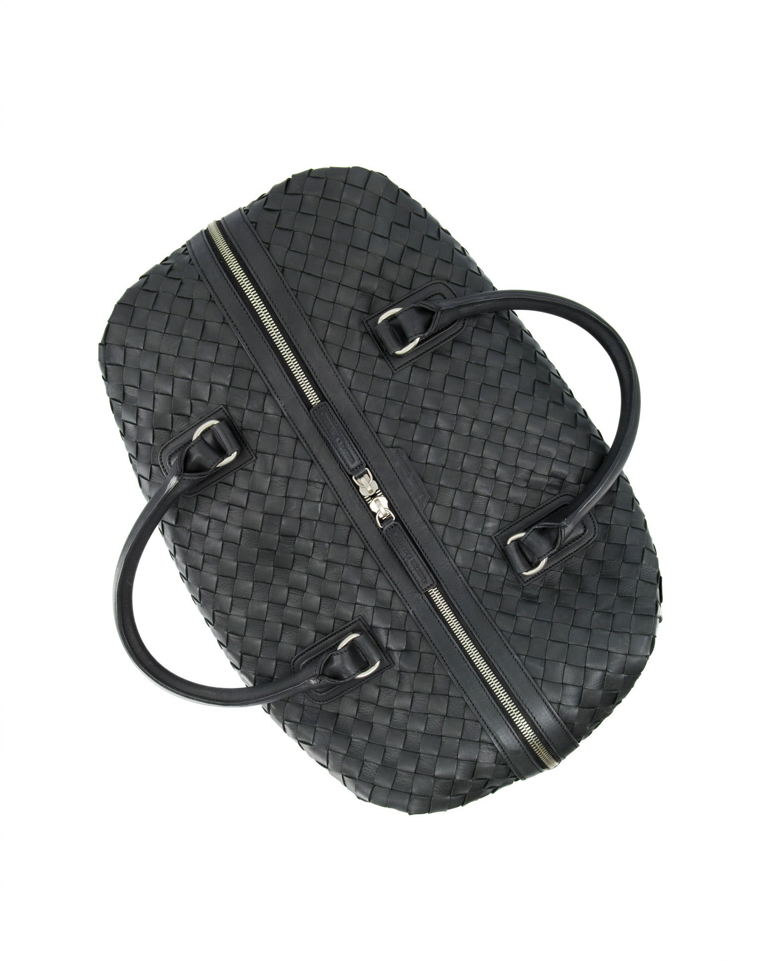 Top view of bag captured with professional styling highlighting compartments and design