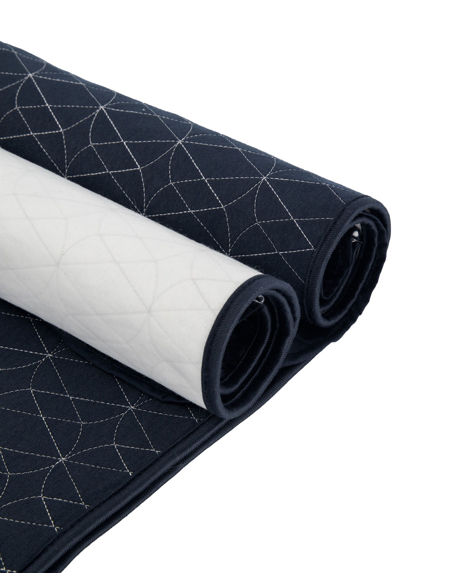 Studio image showing folded waterproof bed pad photographed in Brisbane