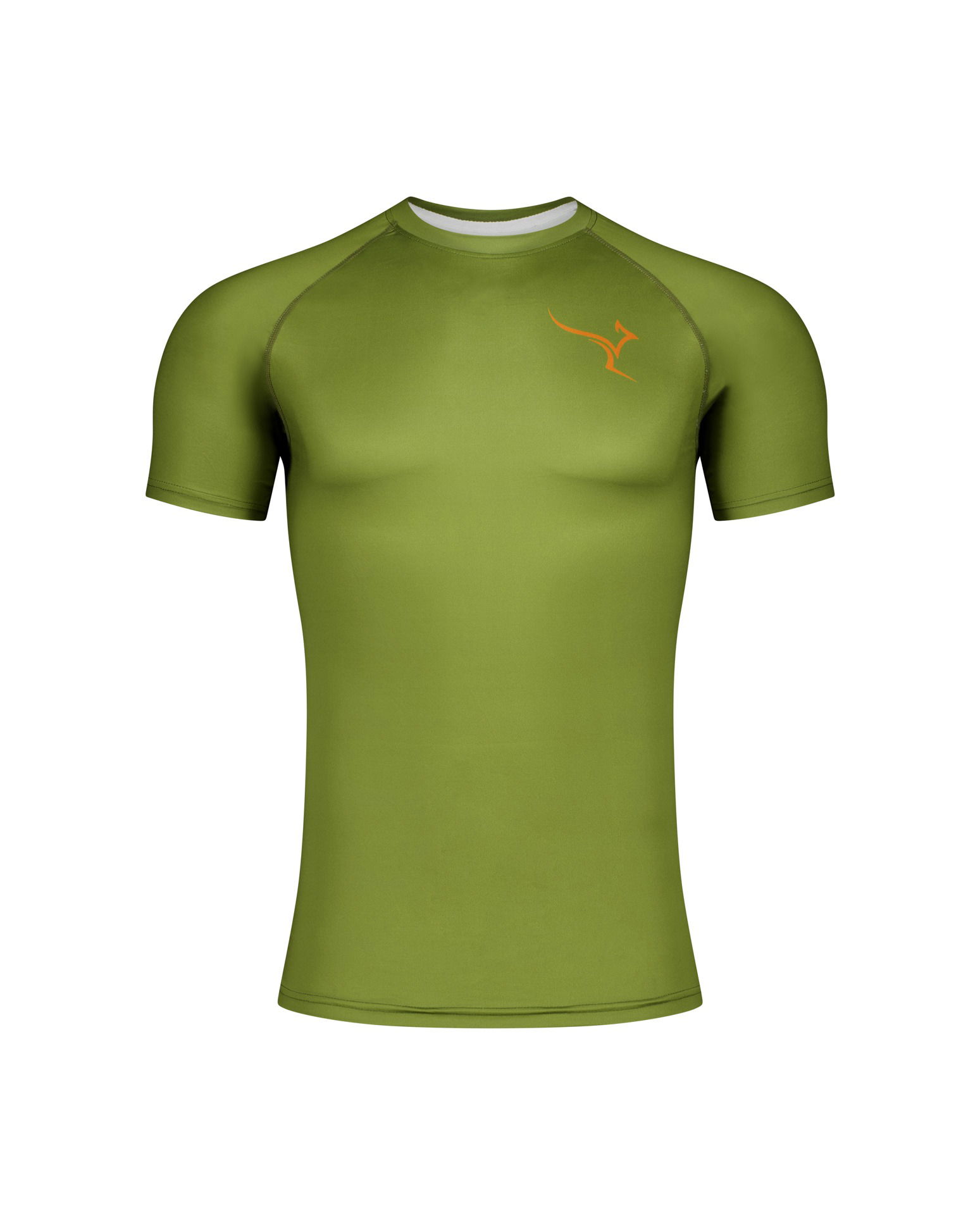 Professional ghost mannequin sports compression wear photography front view