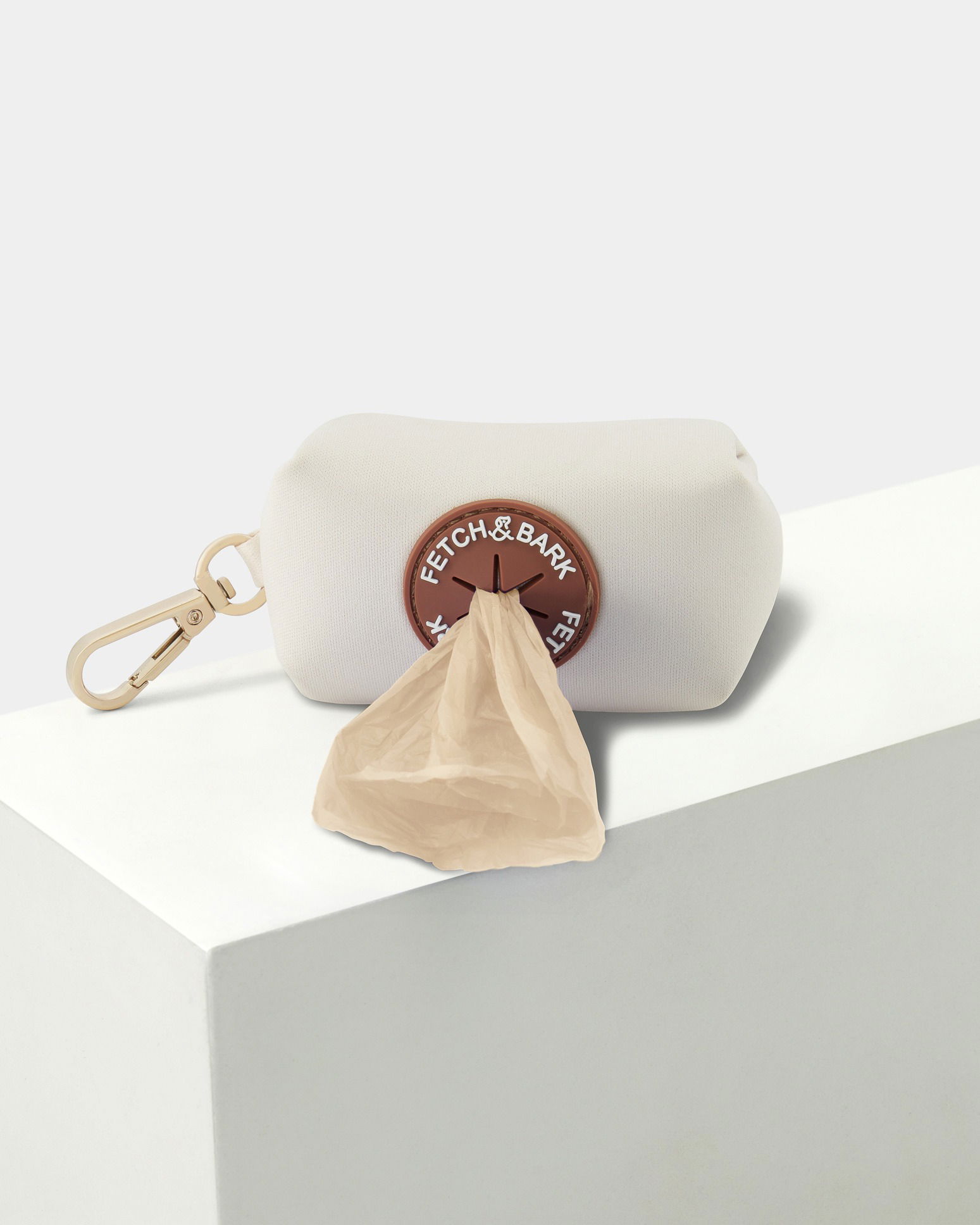 Dog accessory bag photographed in a Brisbane studio, highlighting design, materials, and practical storage features