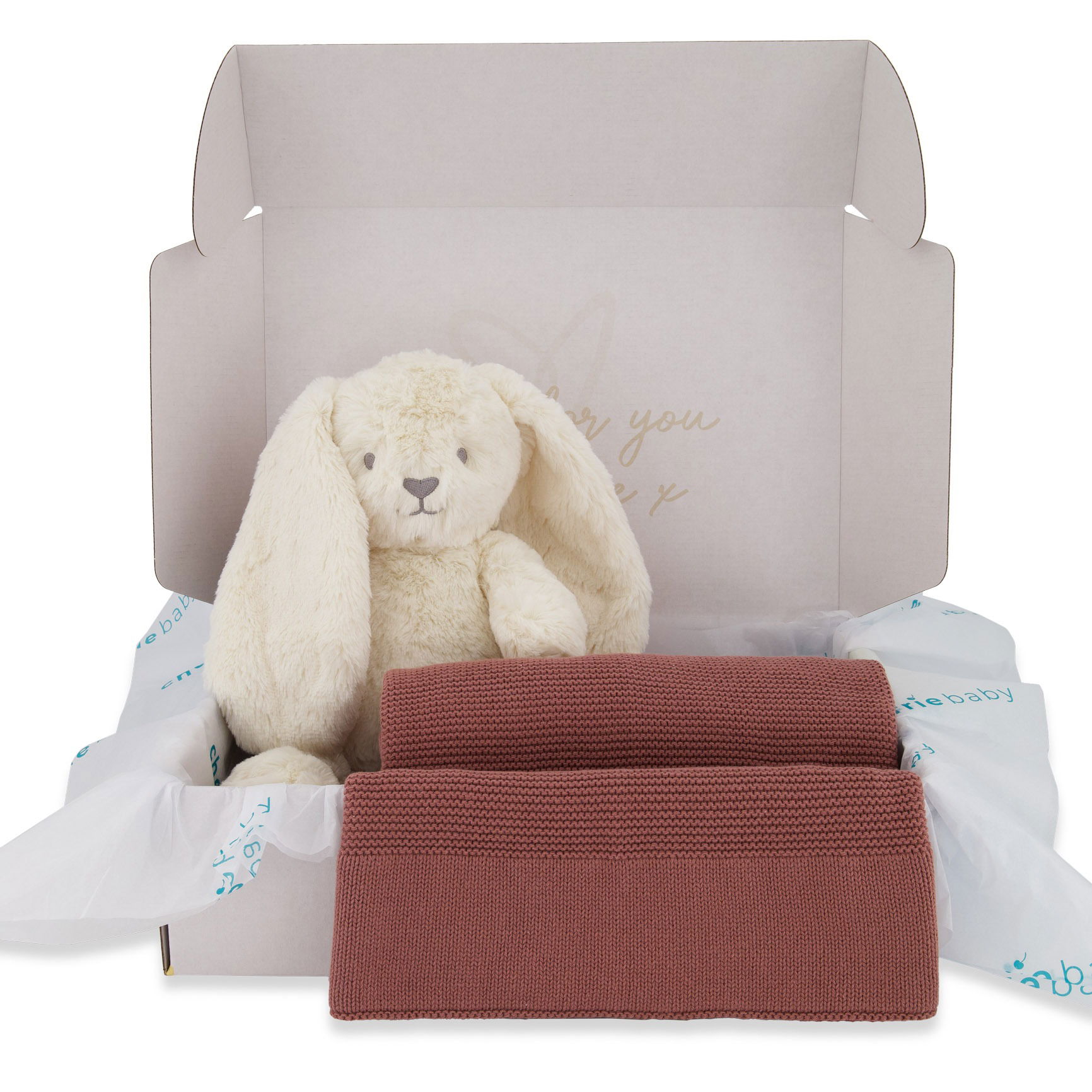 Baby set photographed in Brisbane, showcasing a complete collection of soft, coordinated items.