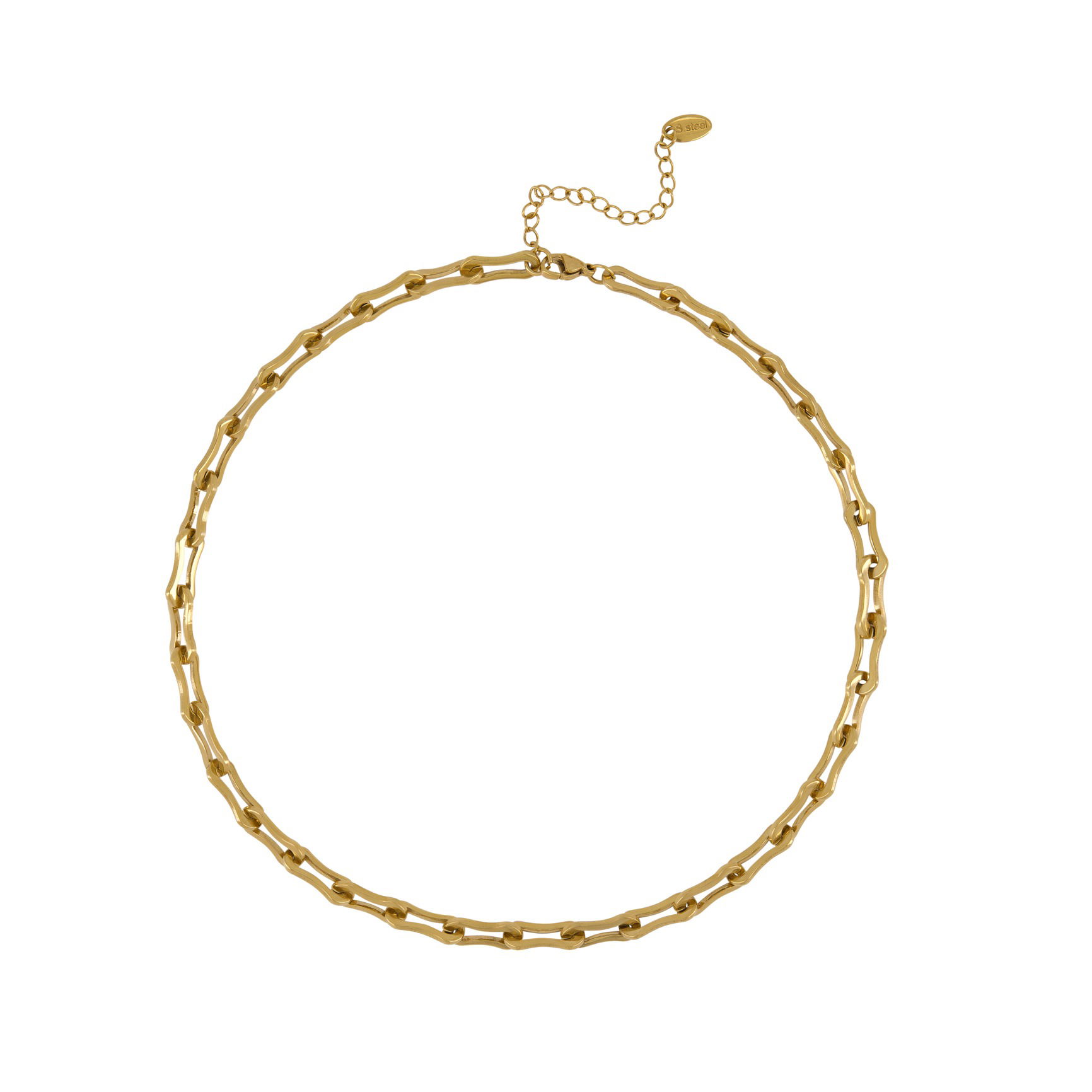 Necklace photographed on a white background in a Brisbane studio, highlighting design, material, and details for e-commerce use