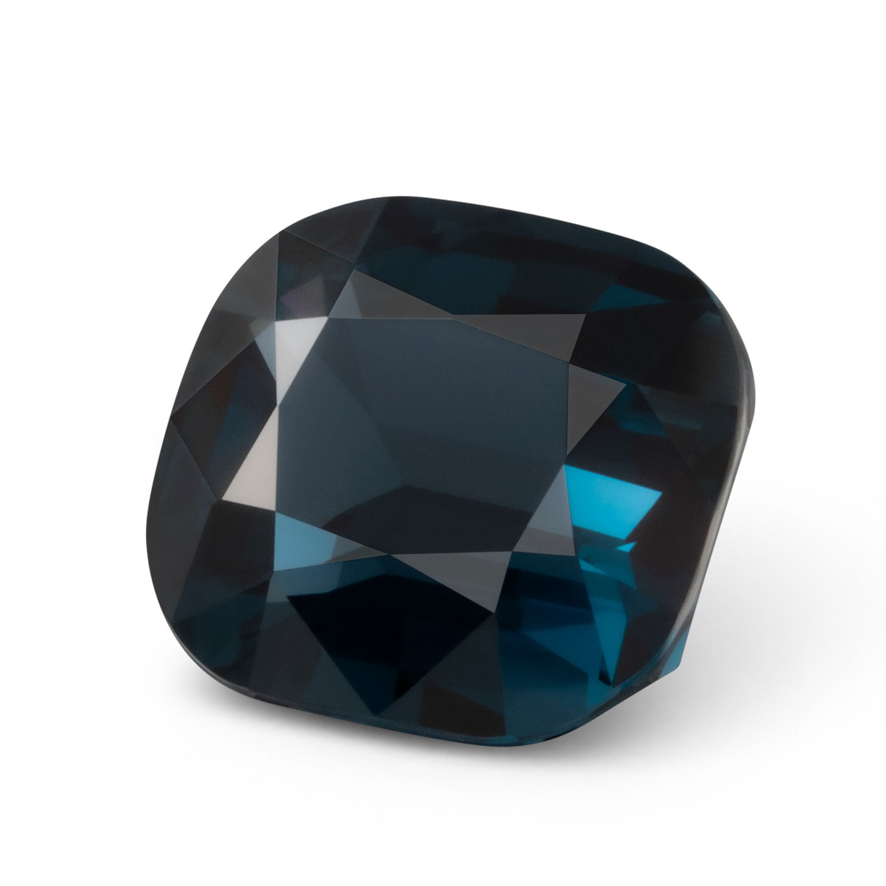 Side view of a ruby gemstone photographed in a Brisbane studio, showing depth, facets, and color intensity