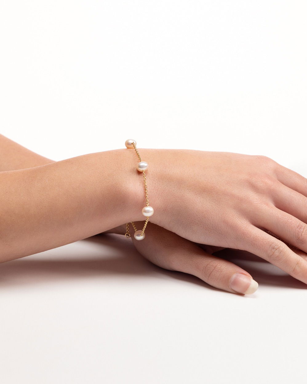 On-model photography. Jewellery