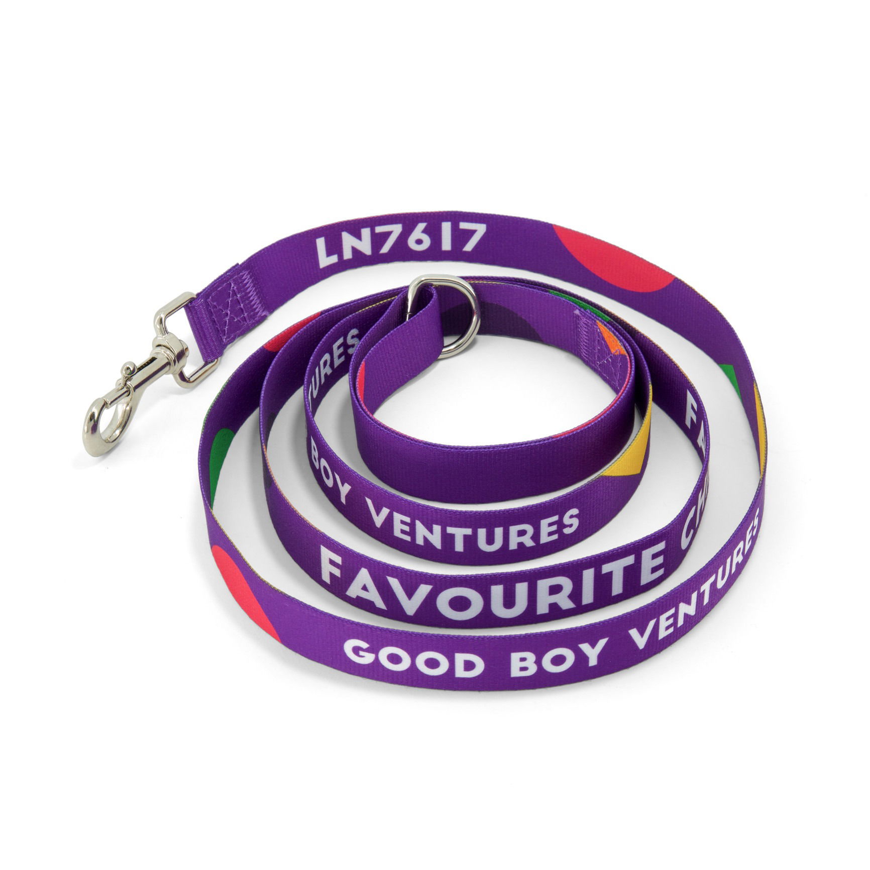 Professional product image of dog leash showing material, texture, and color