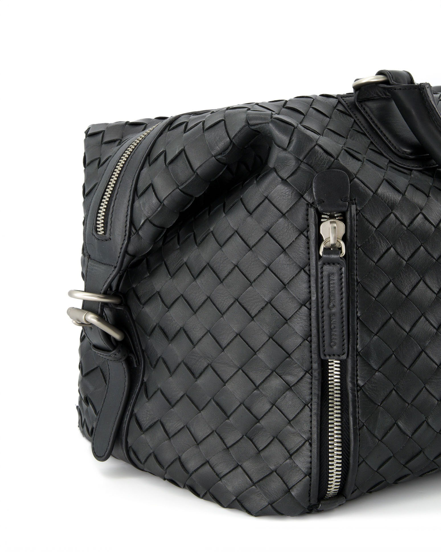 Close-up of bag handle photographed with professional styling for e-commerce