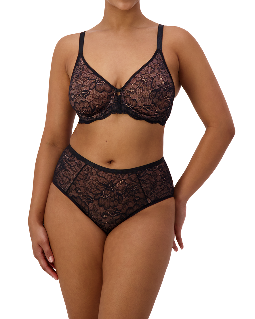 Triumph. On-model photography