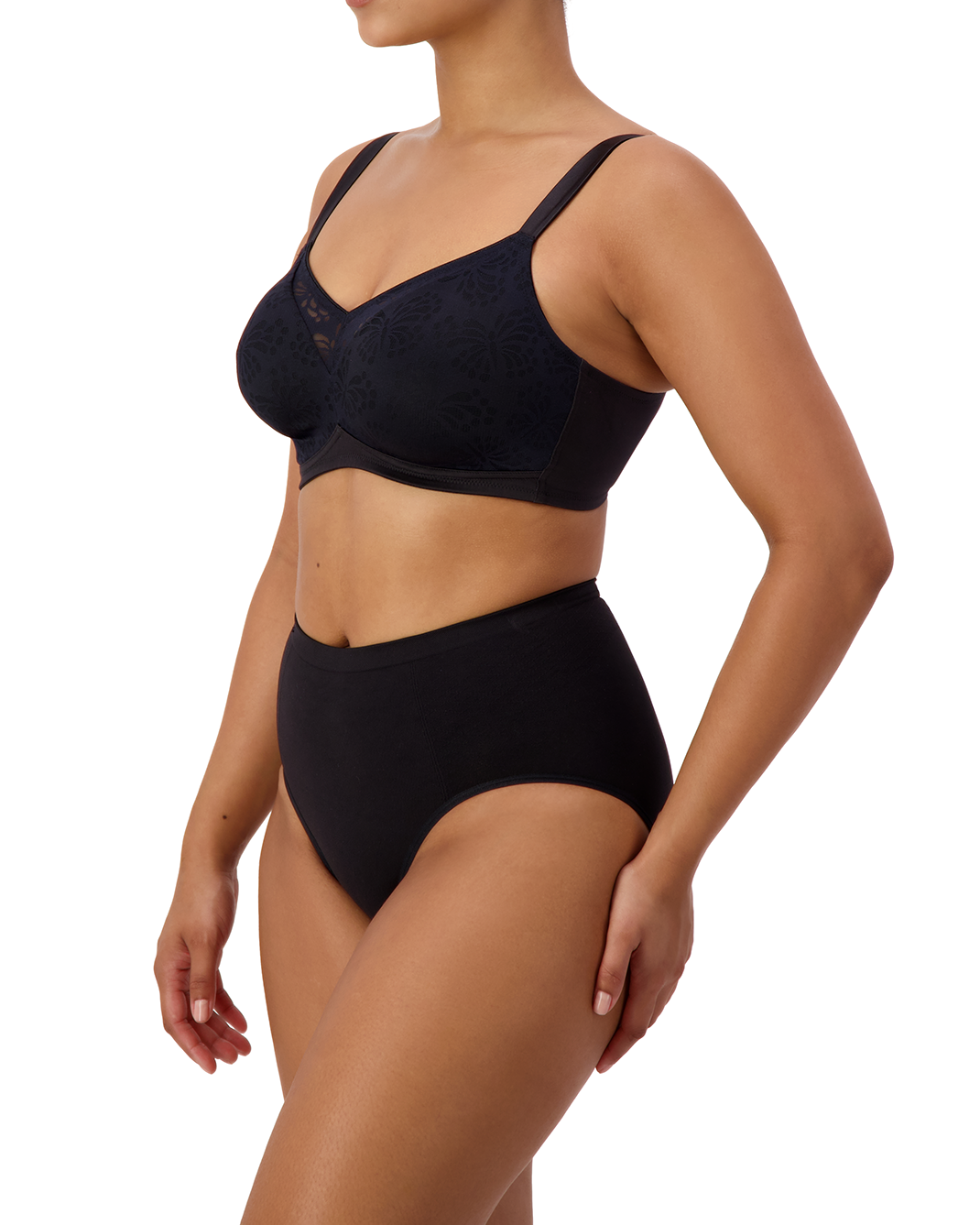 Triumph. On-model photography